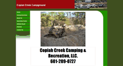 Desktop Screenshot of copiahcreekcampground.com